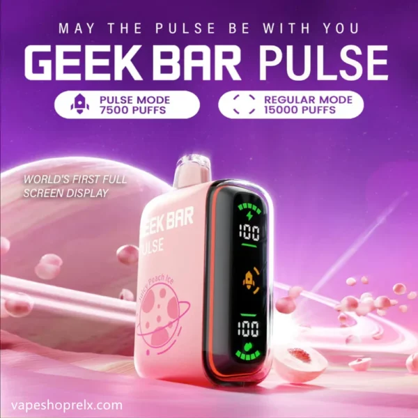 GEEK BAR PULESE 15000 Puffs 小火箭1 GEEK BAR PULESE 15000 Puffs 小火箭拋棄式電子煙 一次性霧化棒