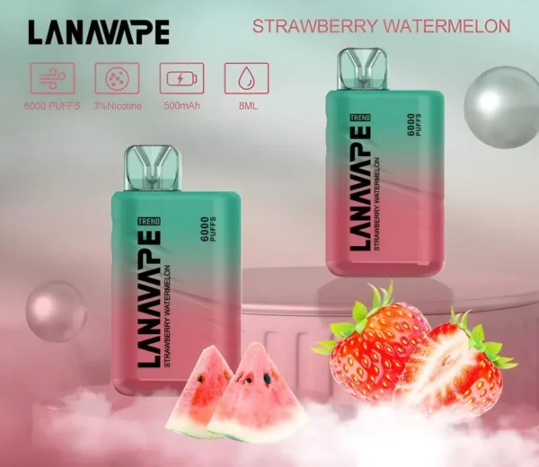 LANA6000 PUFFS 抛棄式電子煙 台灣電子煙推薦3 LANA TREND 6000 PUFFS LANA一次性6000口拋棄式電子煙