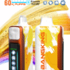 BANGKING 6OK PUFFS DSKO48 拋棄式電子煙 Bang King Ice Cool 60K DSK048 一次性電子煙 台灣現貨 – 60000口超大容量5級可調清涼可充電一次性電子煙推薦 派對解癮神器