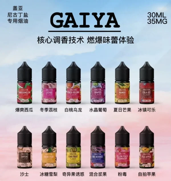 GAIYA 蓋亞煙油系列 3 GAIYA 蓋亞煙油系列 小煙油30ml/35mg 蓋亞電子煙油