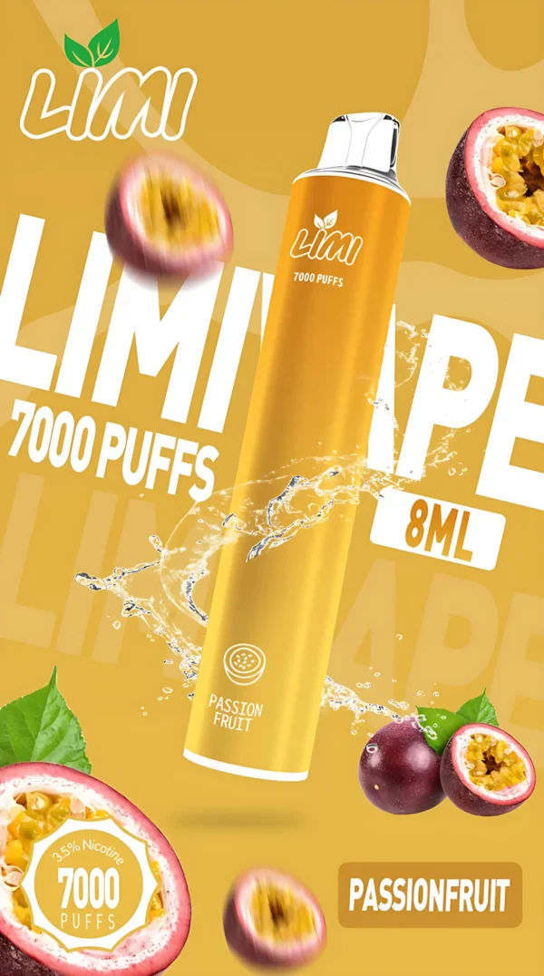 LIMI 7000 PUFFS 發光拋棄式電子煙 台灣一次性電子煙推薦