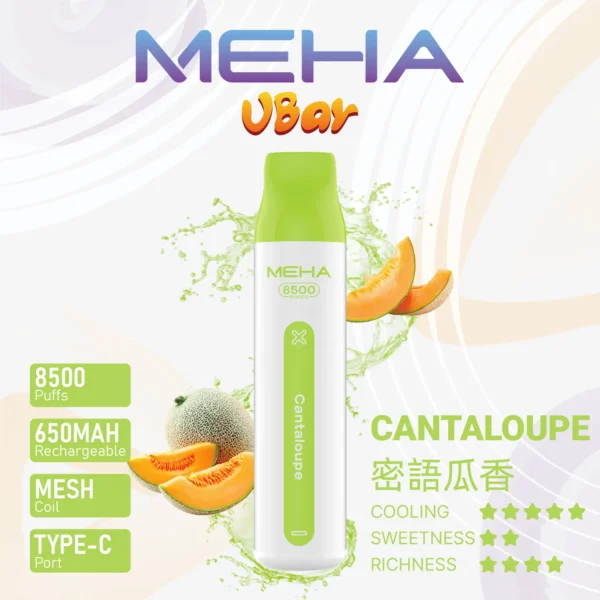 MEHA VBar小白條12 MEHA VBar小白條8500 Puffs拋棄式/一次性電子煙 魅嗨現貨