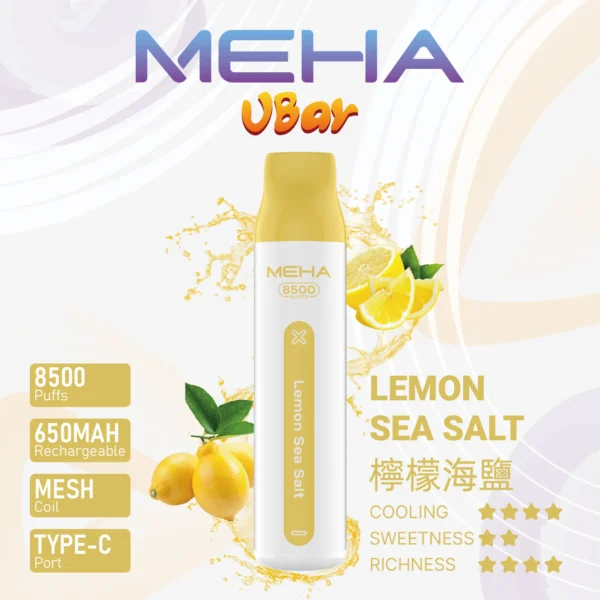 MEHA VBar小白條32 MEHA VBar小白條8500 Puffs拋棄式/一次性電子煙 魅嗨現貨