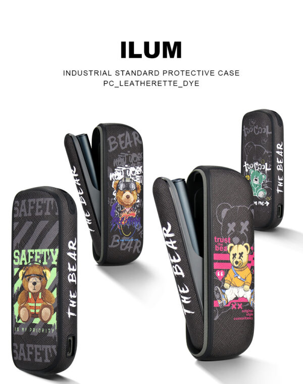 iluma-加熱煙機保護殼.jpg IQOS 全系列 全包皮革保護套|熊潮流限定款|煙彈防潮盒+主機保護套裝